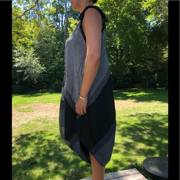 Easy Living OSFA crop pant black/grey jumpsuit - Picture 7 of 12